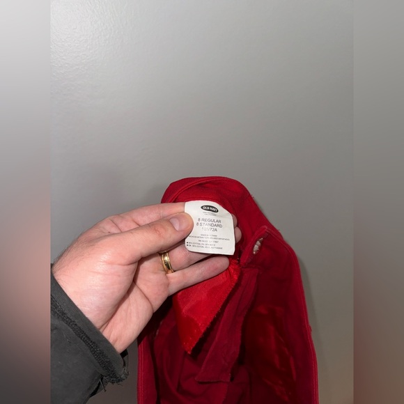 Pre-Owned Size 8 Regular Old Navy Pixie Mid Rise Robbie Red Pants - Picture 10 of 11